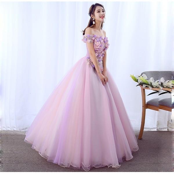 カラードレス ウェディングドレス ロングドレス 演奏会 ピアノ 発表会 ドレス 成人式 演奏会 ロング 大人 ステージ 衣装 大きいサイズ2