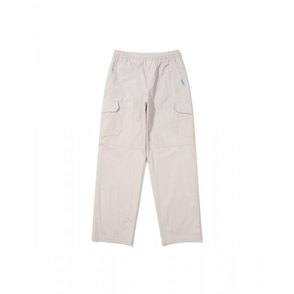 KODAK (コダック) カーゴテーパードレギュラーフィットパンツレディースアイボリー