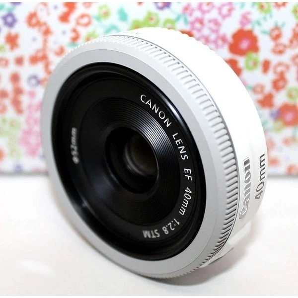 【中古】キヤノン Canon 単焦点レンズ EF40mm F2.8 STM フルサイズ対応-White