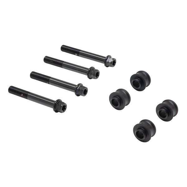 オフセットカラーマウントボルトセット 適合キャリパーA フランジ六角 ブラック CBK-01AFB