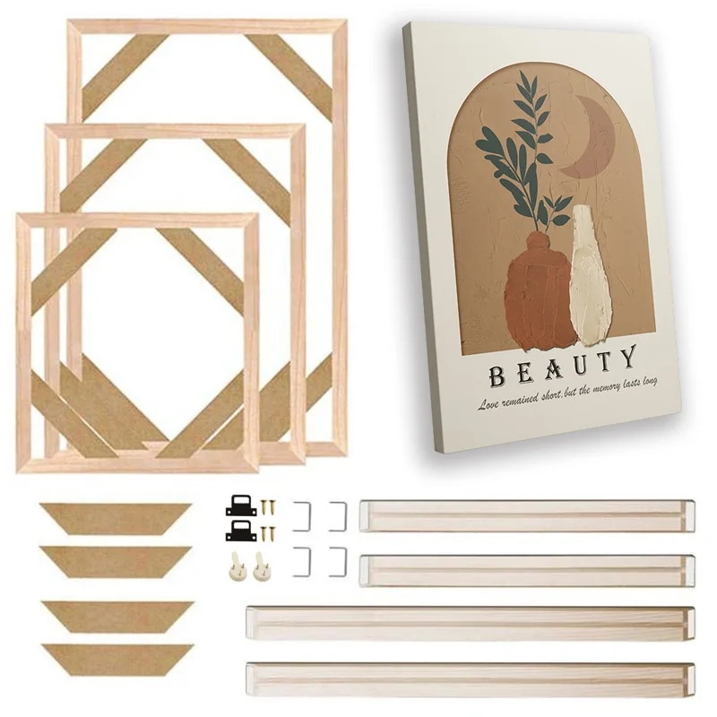 油絵用木製フレーム,キャンバス用木製フレーム,ダイヤモンド塗装用木製フレーム,40x50 cm, 60x80 cm, 60x120cm