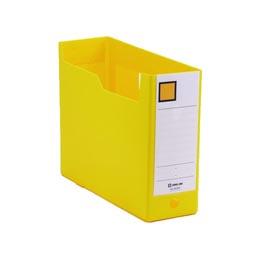 GボックスPP A4ヨコ 背幅103mm 黄 10冊 キングジム 4633N-Y