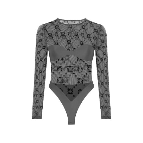 MARINE SERRE Women Lounge Wear WTO474A CJER0005 BK99 BLACK