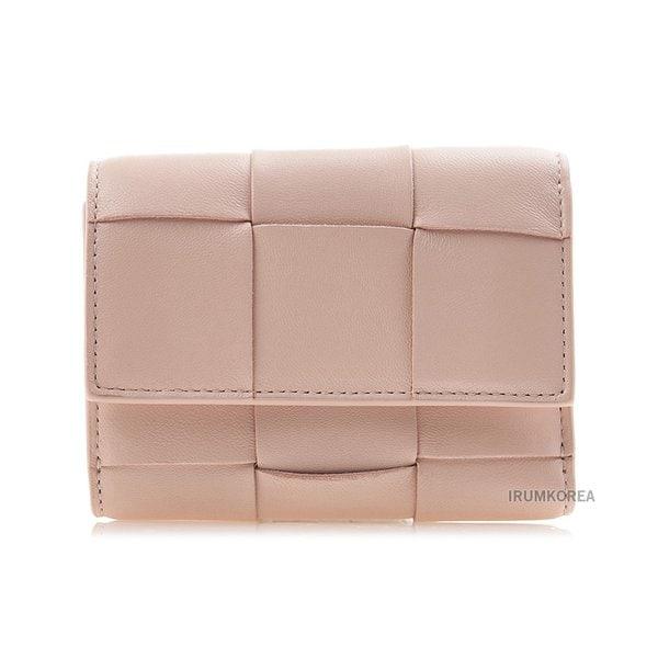 【ボッテガ・ヴェネタ】女性 イントレチャート 二つ折り財布 750245 VCQC1 6917