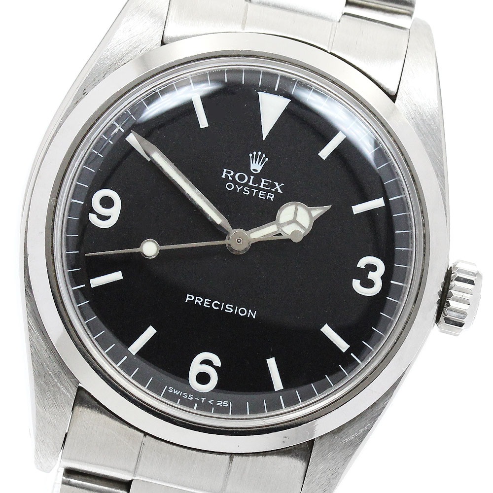 ロレックス ROLEX 6426 オイスタープレシジョン cal.1210 リダンダイヤル 手巻き メンズ _944356【中古】