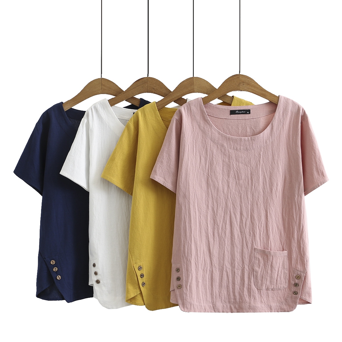 Tシャツ 韓国 半袖 レディーストップス 大きいサイズ 3l 4xl 5lブラウス カジュアル ゆっ