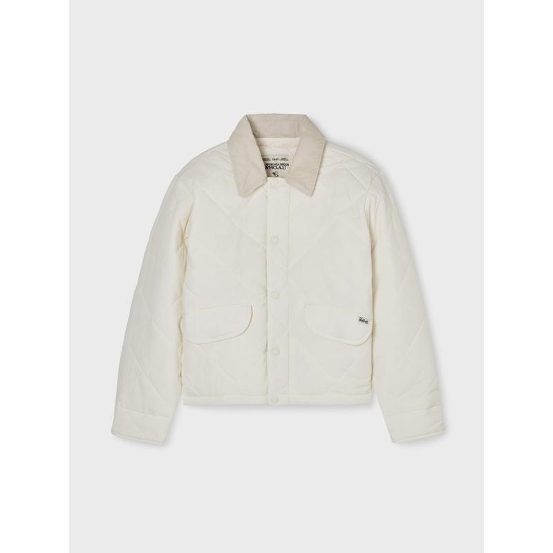 AK盆唐店 取り外し可能な襟キルティングジャケット(F)