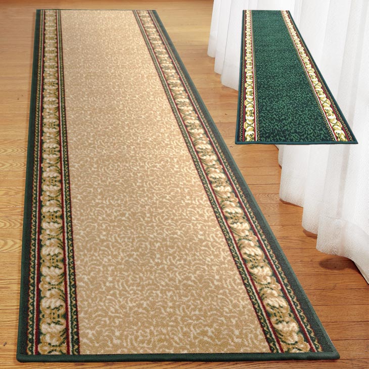 オリエンタル柄廊下敷 アイラス 80×340cm