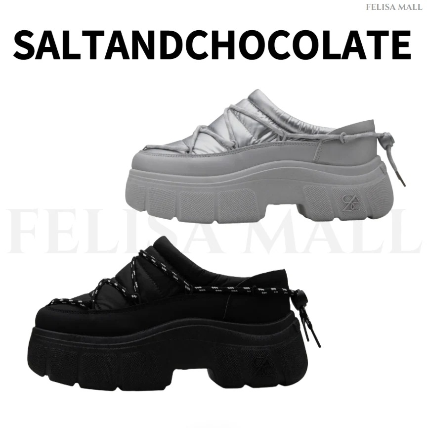 [SALT&CHOCOLATE] ウィンタークロックシューズ 厚底 韓国人気ブランド