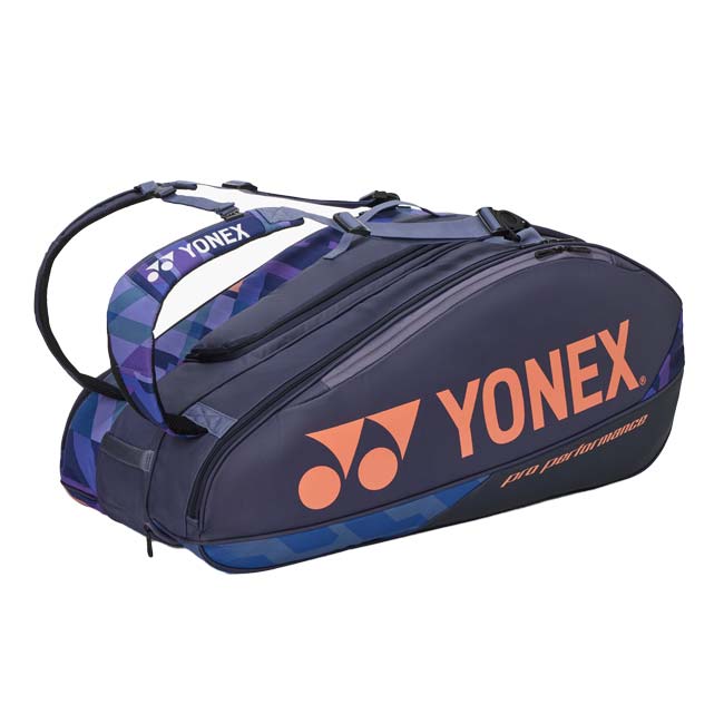 ヨネックス(YONEX) 2025 PROシリーズ ラケットバッグ9 スカッシュ・バドミントン・テニスバッグ BAG2402N-472ミッドナイトネイビー