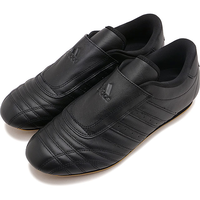 スニーカー テコンドー ウィメンズ [OPI35/JS4011] adidas TAEKWONDO W レディース 靴 シューズ スリッポン コアブラック/コアブラック/ガム 正規取扱店
