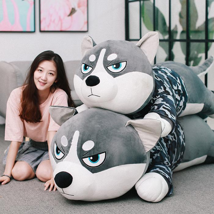 ハスキー犬 いぬ ワンちゃん 秋田犬 柴犬 プレゼント 贈り物 大きい巨大 バレンタインデー お誕生日 女性 カワイイ 抱き枕　クリスマス プレゼント ハムスター　ねずみ ぬいぐるみ 動物ぬいぐるみ