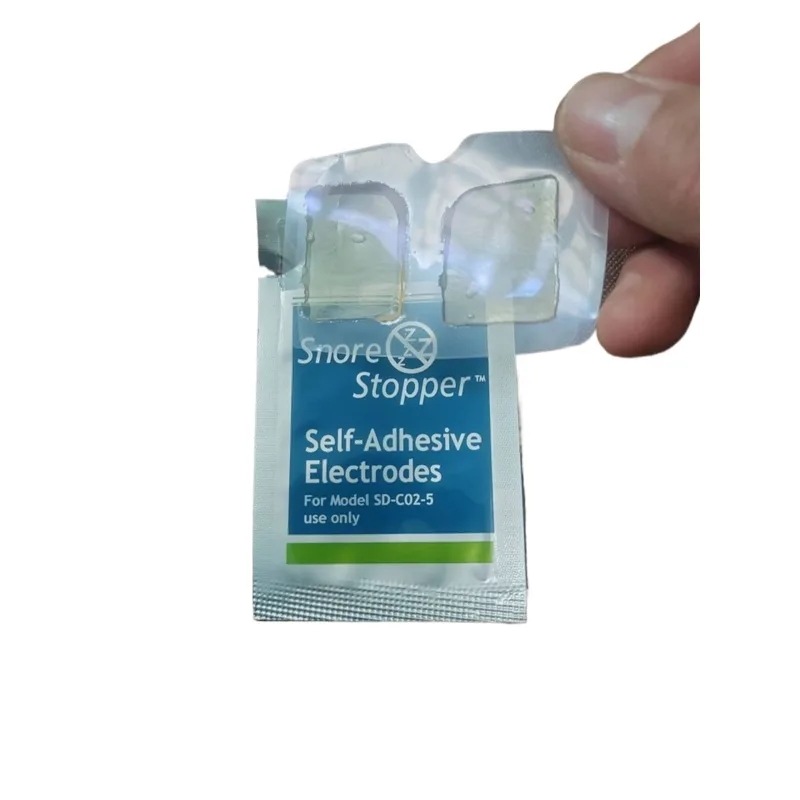50-10 パックいびきストッパー電極パッド自己粘着電極ペースト睡眠補助ジェル抗いびき赤外線導電性パッチ
