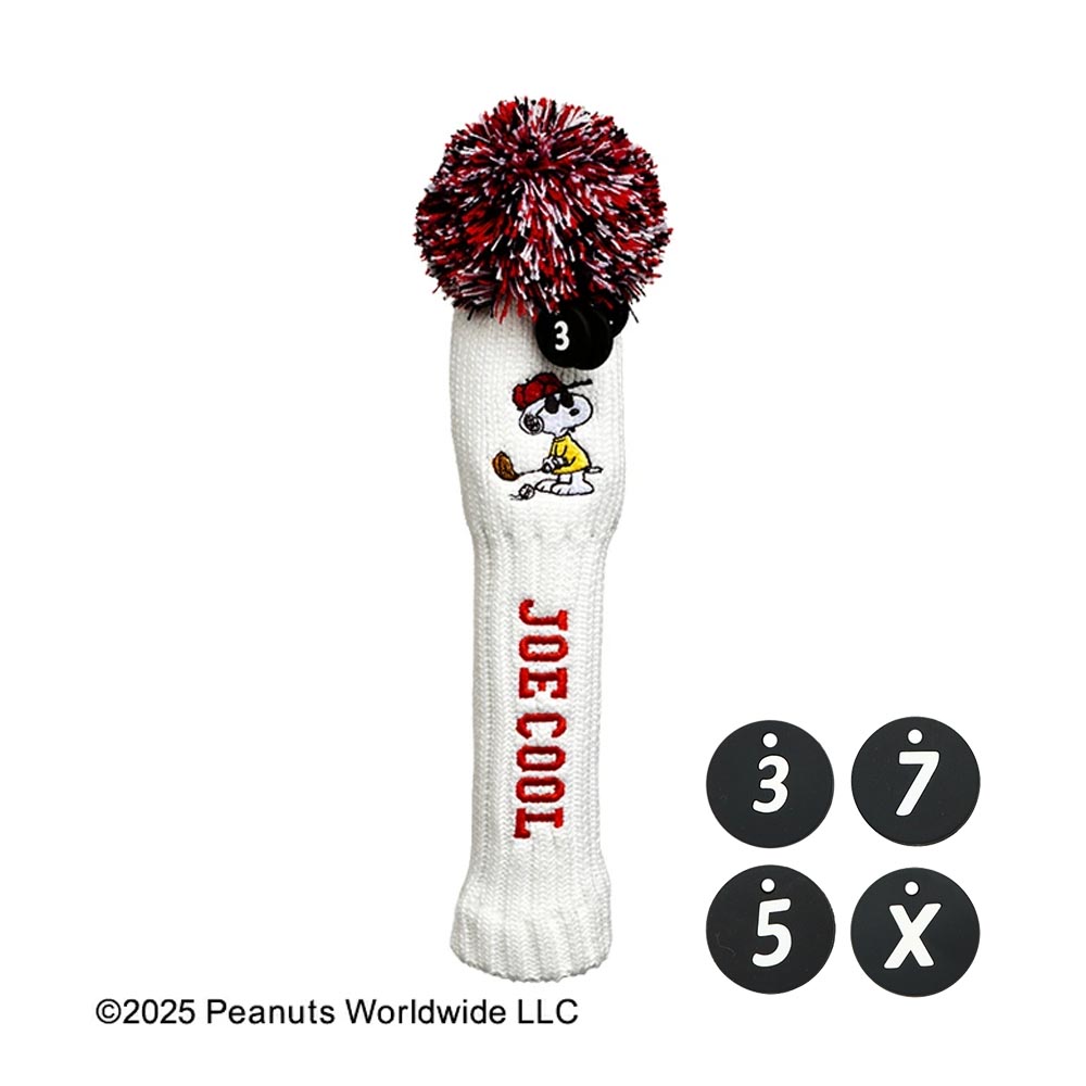 ピーナッツ ジョークールゴルフ ニット ヘッドカバー(フェアウェイウッド用) H-495 2025 5,005円