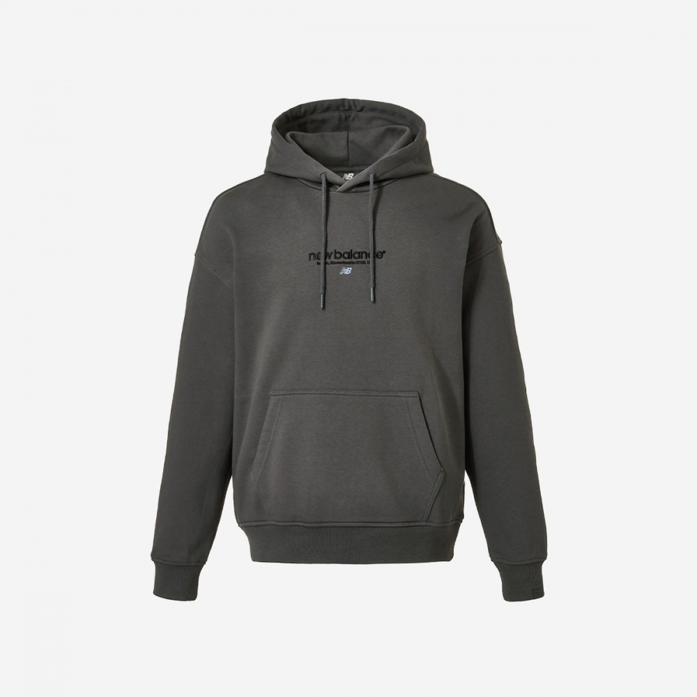 ニューバランス UNI ESS レタリングパーカー NBN0EB1803-(60) チャコール