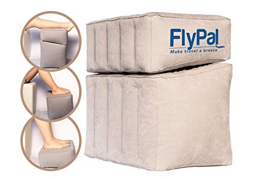Flypal エアー フットレスト 足置き オットマン 足枕 リラックス 飛行機 車 旅行 持ち運び