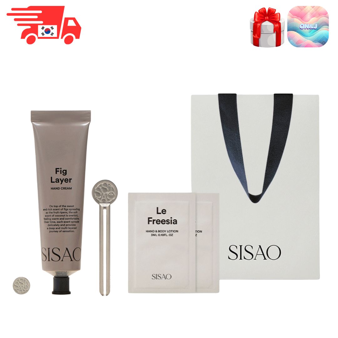 [SISAO]ハンドクリーム50ML_スクイーザー_サンプル2種贈呈
