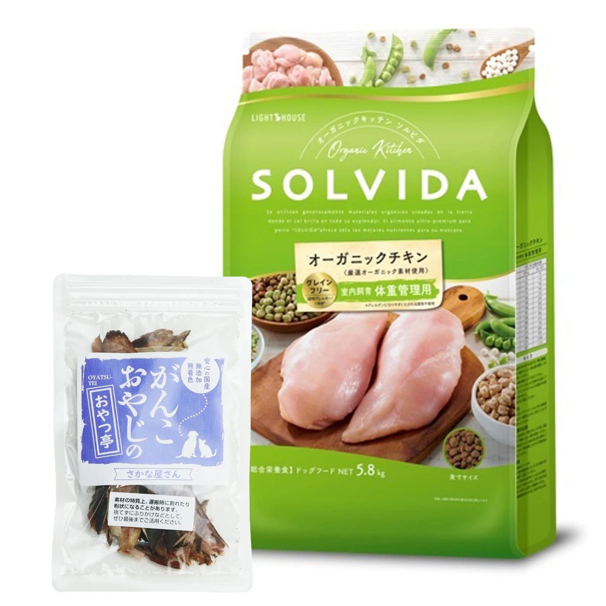 ドッグフード グレインフリー チキン 室内飼育体重管理用 5.8kg【国産無添加さかなのおやつ付き】