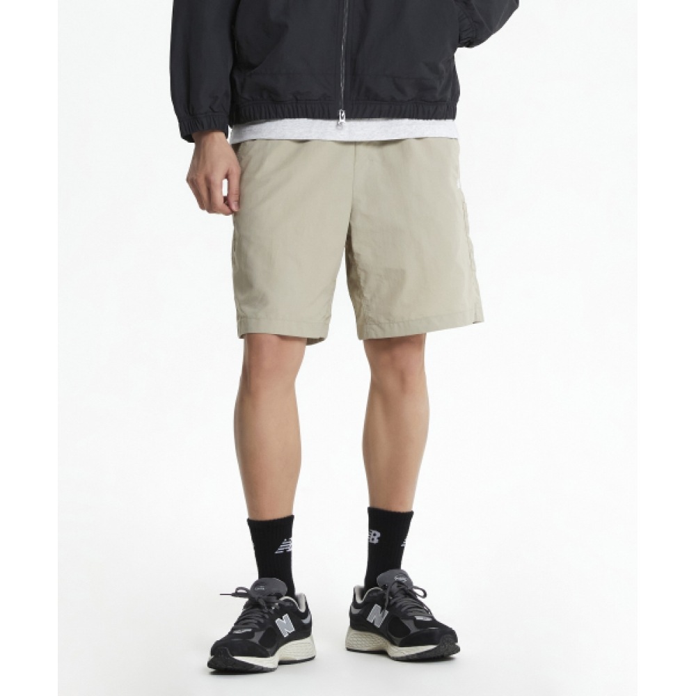 ニューバランス NBNVF21013/ユニヘリテージ 4.5 ショーツ (ベージュ)
