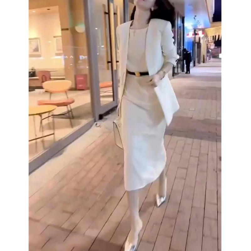 2479 Daai Meiyiyuan 2024 新ファッション Ol スーツスカートブレザー + ドレスツーピース婦人服