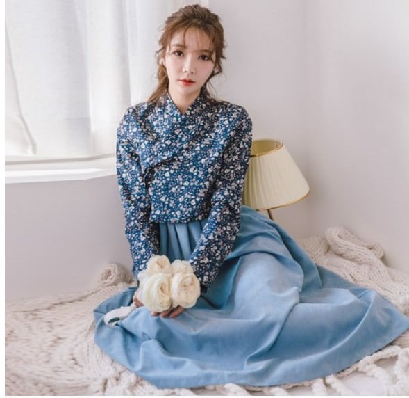 生活韓服セット イルファ チョゴリ + 水花模様のワンピース