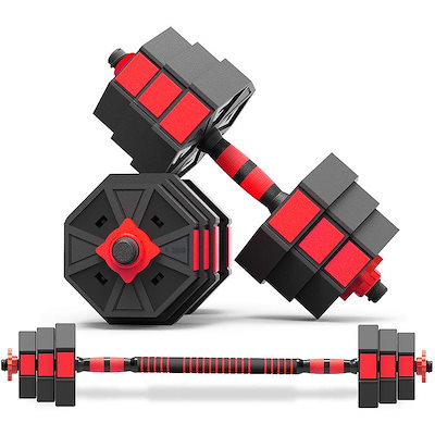 Qoo10] ダンベル 20kg 可変式 八角形構造 : スポーツ