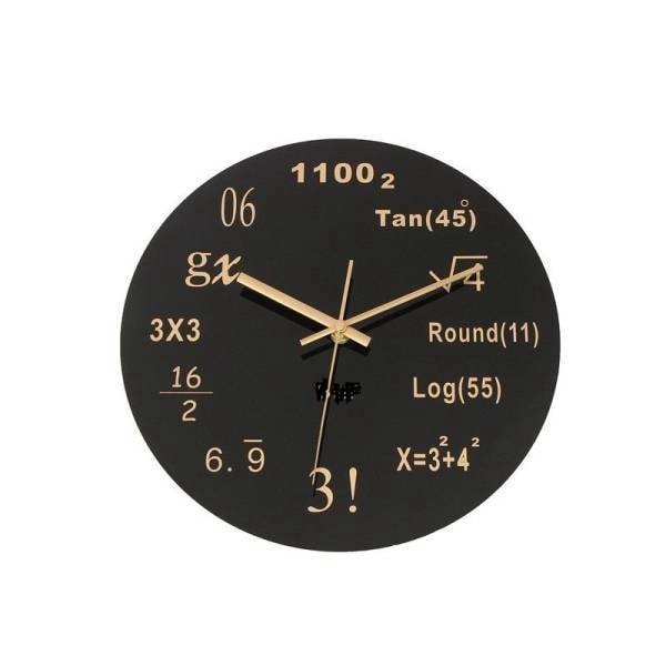 新品早く買いに来て 壁掛け時計 数学 数式 計算式 人気 おしゃれ インテリア ディスプレイ 輸入雑貨 教育