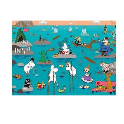 他サイト： やのまん500ピースジグソーパズル 05-1069 恋するムーミン 38× 53cmの商品画像