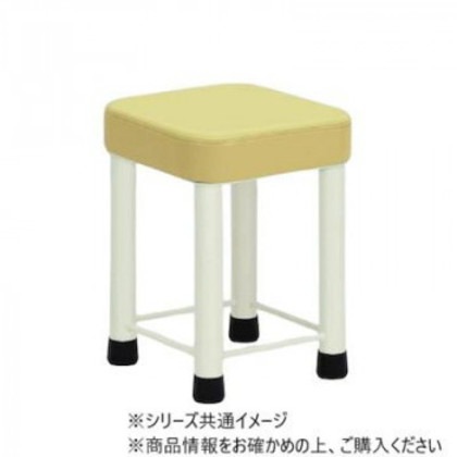 高田ベッド製作所 セラ スツール (足ゴム付き) 幅29×奥行29×高さ35cm アイボリー TB-196-02