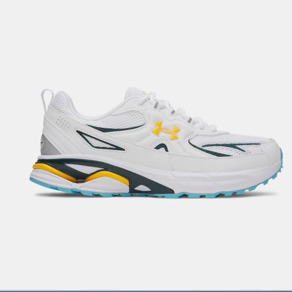 6005280-101 ホワイト UA アパレーション テック ユニセックス 足が楽な靴 スニーカー ランニングシューズ カジュアルシューズ