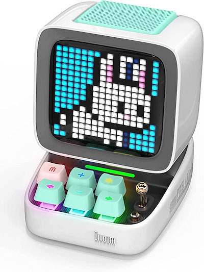 Ditoo ポータブル Bluetooth ワイヤレススピーカー　ブルー DIVOOM DITOO PRO (ブルー) ポータブルスピーカー Bluetooth