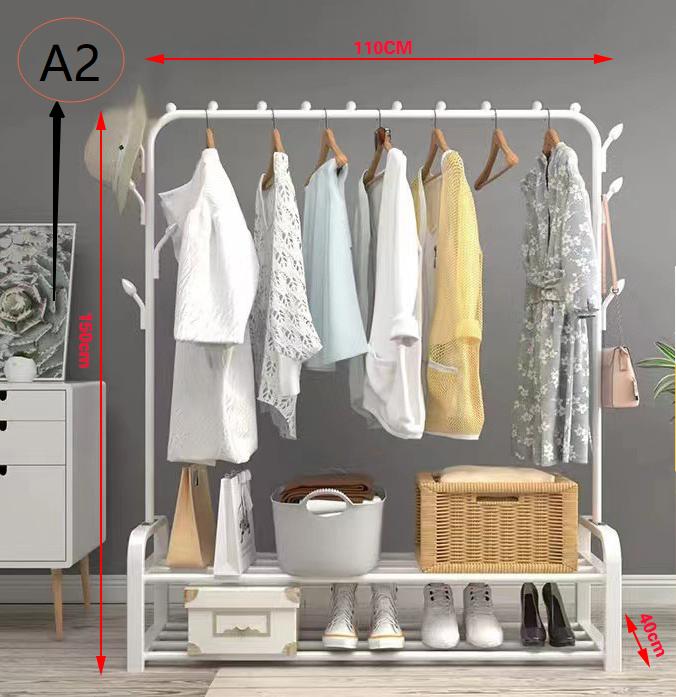 メガ割 xinganxiaハンガーラッおしゃ頑パイプハンガ衣類収洋服掛けラッ子洋服収コートハンガ洗濯部屋干洗濯物落ち防止対梅雨対策福袋