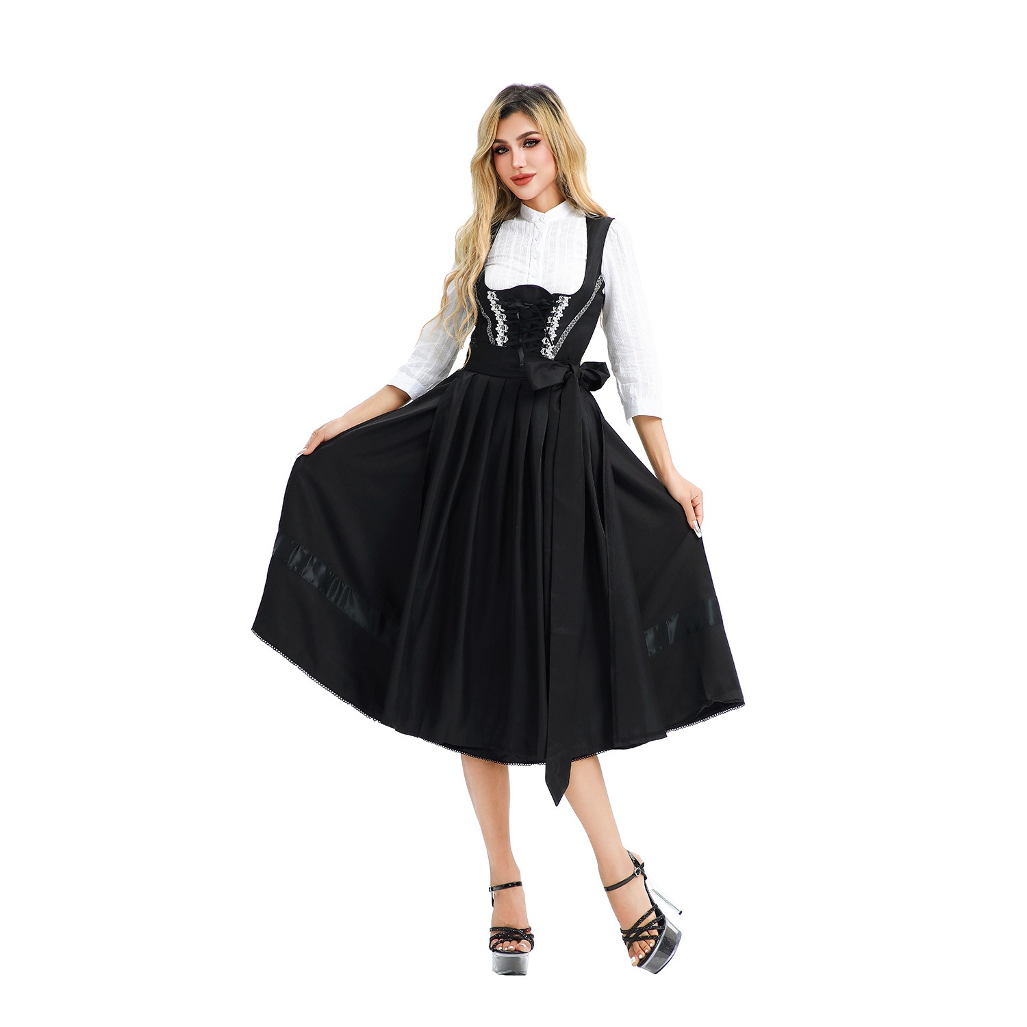 【全シリーズ発売中】 【値引き中】ハロウィーン女性伝統的なビール祭り衣装dirn Dlワンピースカーニバル衣装