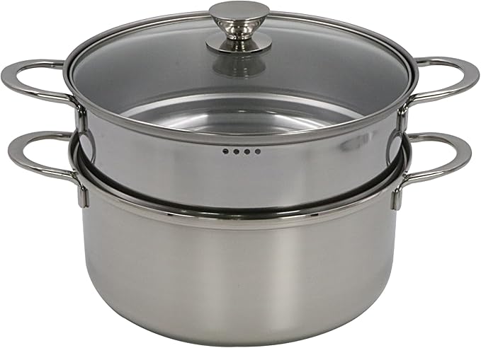 丸山 ルチェンテ 二段蒸し器 25cm IH対応 ガスコンロ対応 日本製 LU-25M