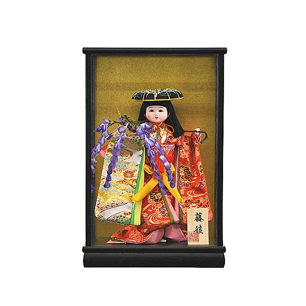 雛人形 ひな人形 お雛様 おひなさま かわいい 手作り 2025年 新作 秀光 限定品 コンパクト ミニ 初節句 ひな祭り 舞踊 藤娘 ケース 贈答品 プレゼント 脇飾り 姉妹 買得 お得 人気 ラン