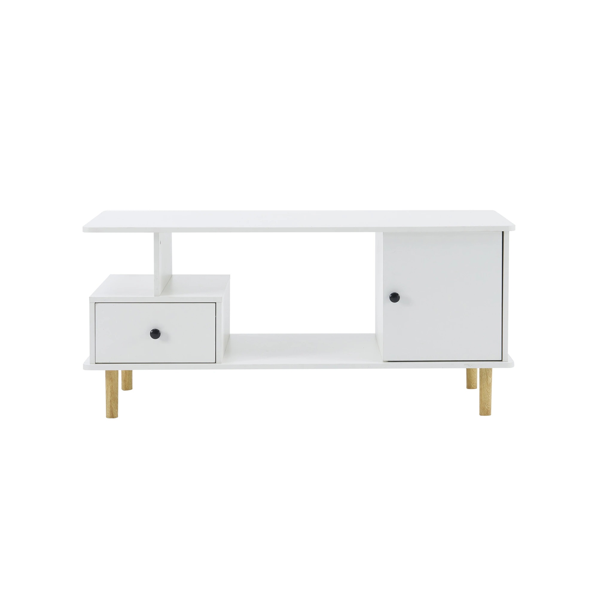 【2点購入で150OFF】品質良い!店舗お勧め! 【新作登場】センターテーブル ローテーブル テレビ台 引出し付き ラック付き 収納付き 3色 大容量 多機能 リビングテーブル おしゃれ 北欧 カフェ