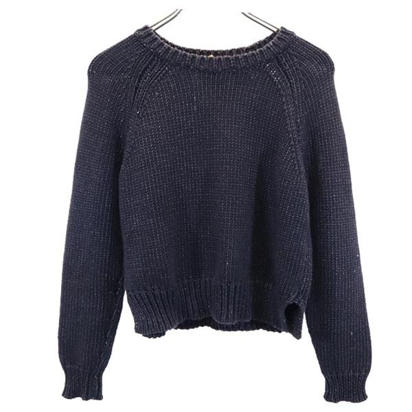 長袖 セーター XS ブラック ニット レディース