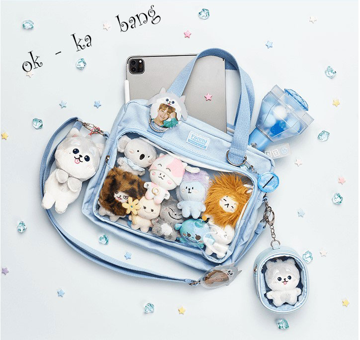 [FUNNYTREASURE] TREASURE 2WAY PVC WINDOW BAG + 特典1セット(10枚)