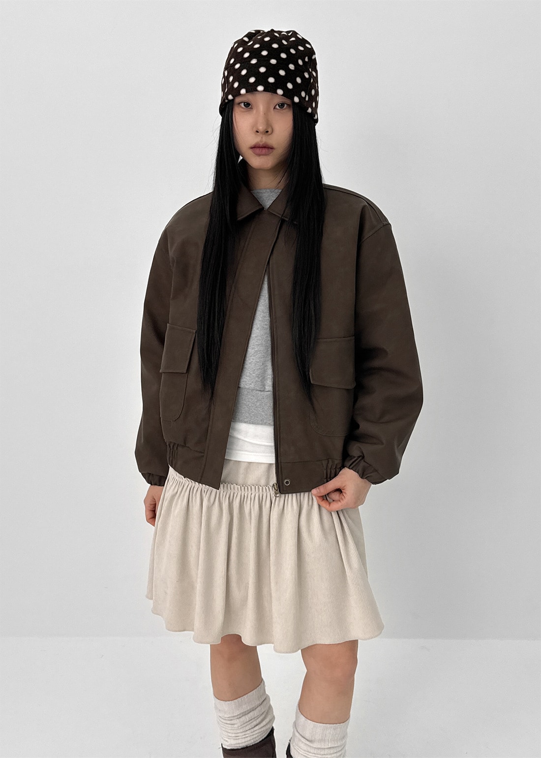 Reark ダンブル レザー ジャンパー