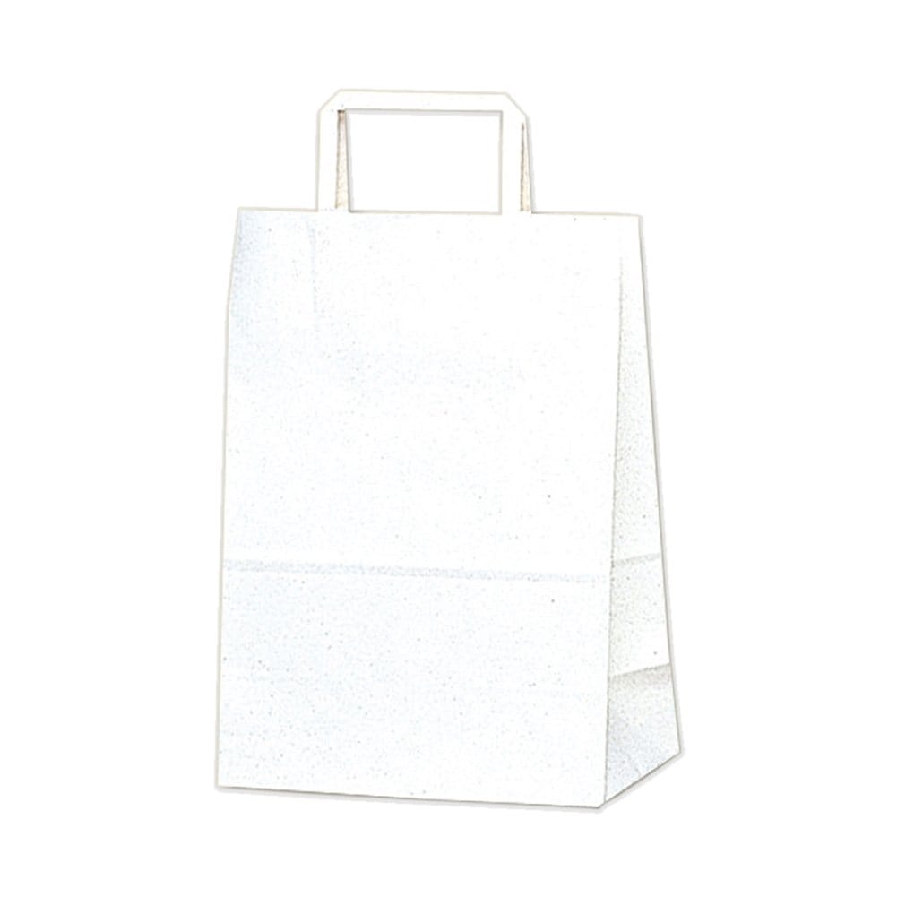 ヘイコー 手提 紙袋 平手紐 H25CB S1 シロ 22x12x31cm 50枚