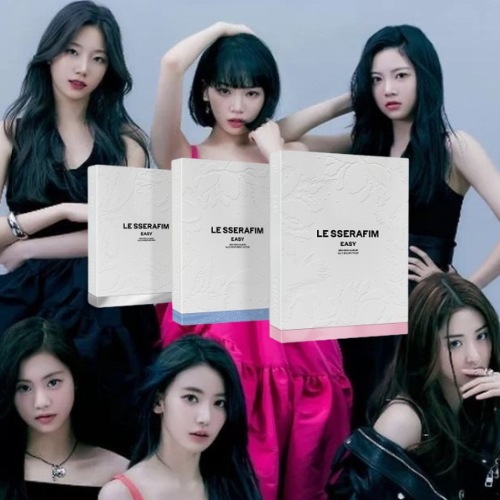 [未開封新品] (3点セット) ルセラフィムアルバムイージーEASYミニ3集フォトブックLE SSERAFIM