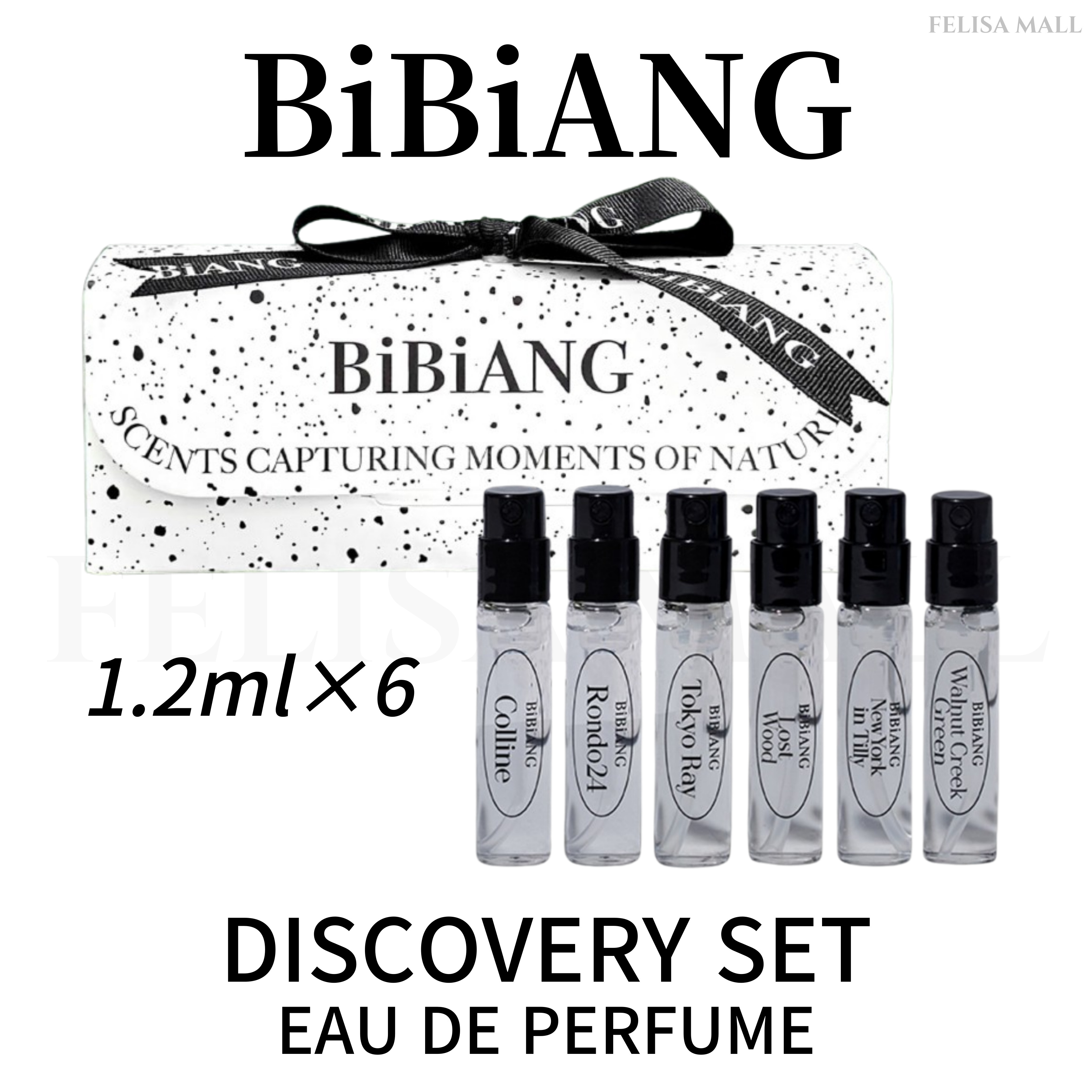 [BiBiANG] 【DISCOVERY SET】 EAU DE PERFUME 12ml×6 韓国香水 人気ブランド