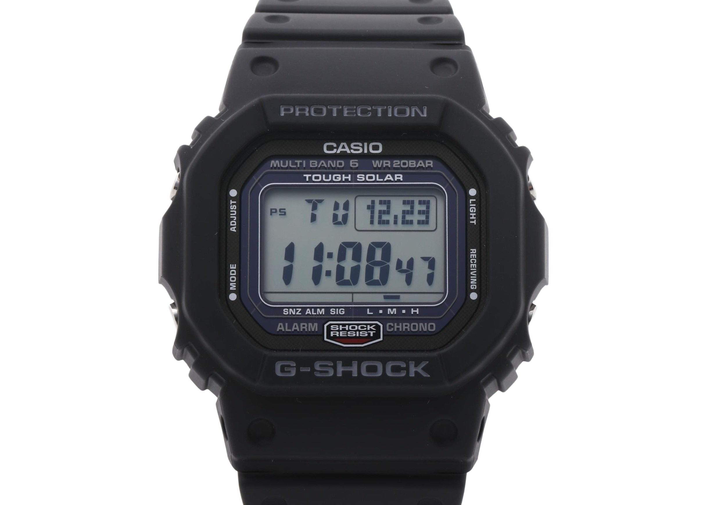 時計 G-SHOCK DIGITAL 5000 SERIES ステンレススチール／樹脂 GW-5000U-1JF デジタル ブラック メンズ時計 メンズウォッチ 高級【本物保証】
