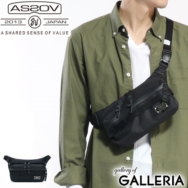 アッソブ ウエストバッグ AS2OV ウエストポーチ CORDURA DOBBY 305D FANNY PACK ファニーパック ショルダー 斜めがけ 小さめ メンズ ASSOV 061416