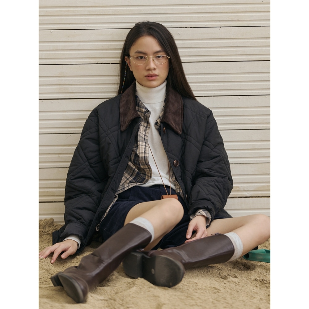 LOVLOV ダブルキルトノルディックジャンパー