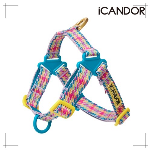 ペット ハーネス No Pull harness_Edinburgh check ペット用品 韓国ブランド icandor
