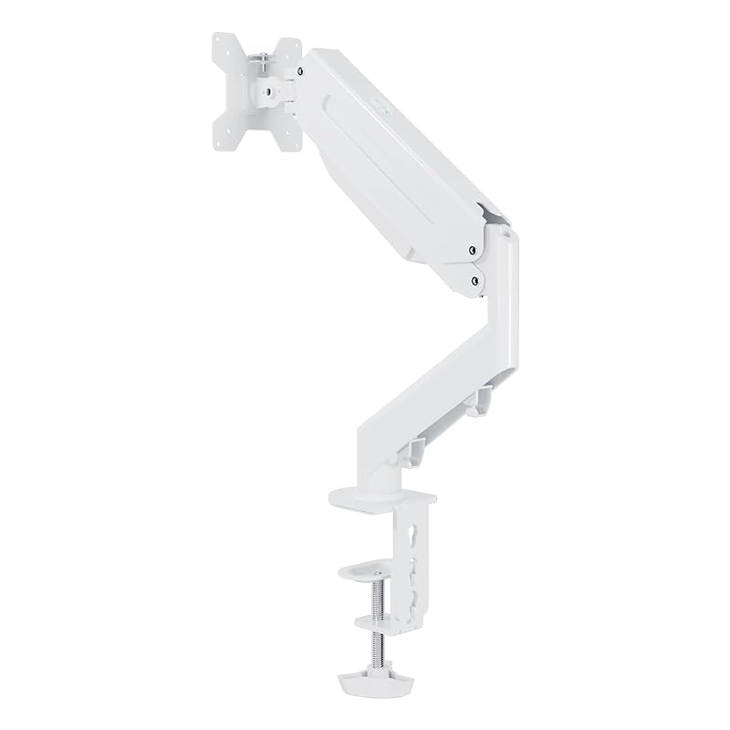 Suptek PC モニター アーム 液晶ディスプレイ アーム ガススプリング式 ガス圧式 モニタースタンド1727インチ対応 最大耐荷重6kg 白い MD8W (白)