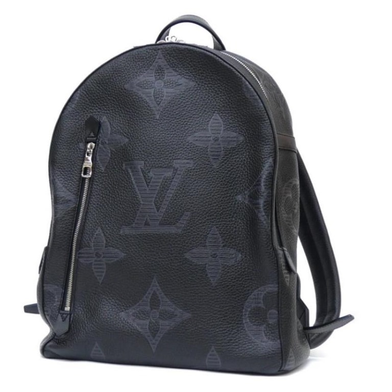 ルイ・ヴィトン LOUISVUITTON リュック アルマンドバックパック M57288 黒 トリヨン・シャドウ レザー 【中古】(65693)