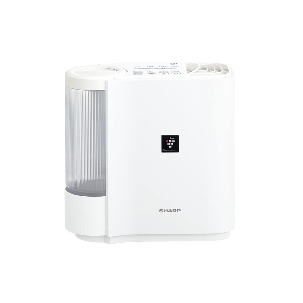 シャープ 加湿器 気化式 HV-R30-W ホワイト 容量2.4L/加湿量290mL 8畳 パーソナルタイプ DCモーター 省エネ プラズマクラスター 7000