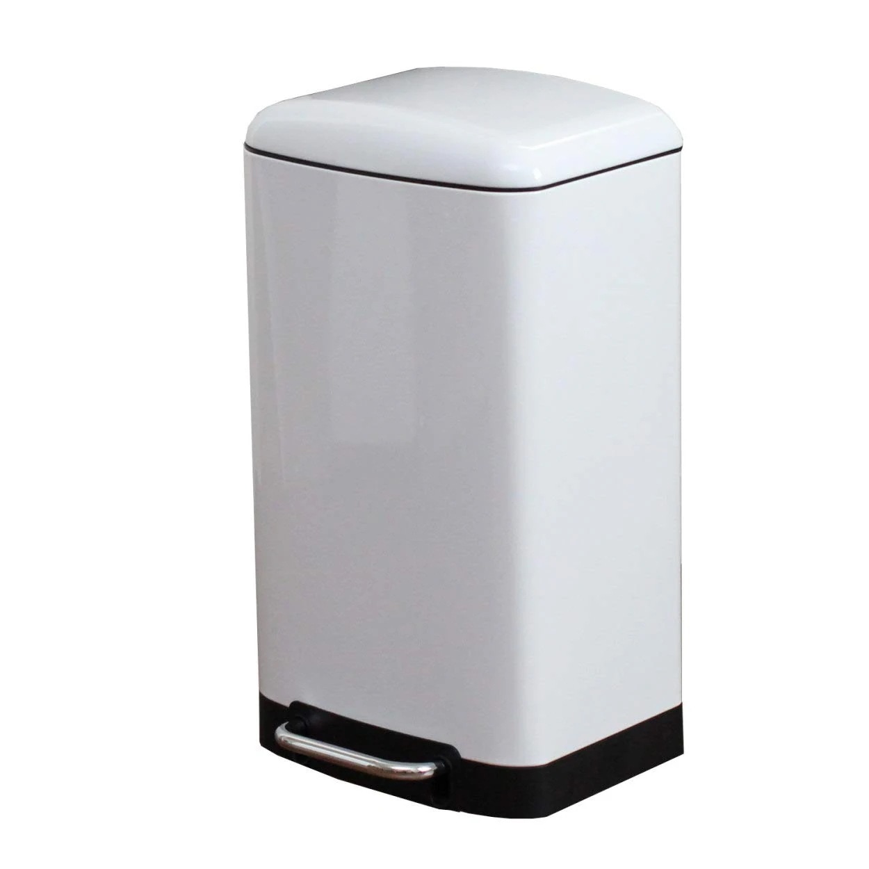 40Ｌ ゴミ箱 ごみ箱 ふた付き ペダル式 ダストボックス 大きい トップアウト 足踏み 密閉 ホワイト 白